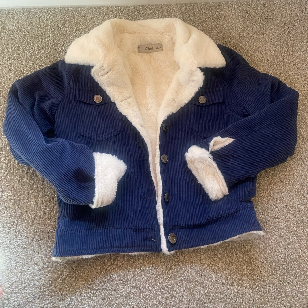 K.Zell Paris Fashion Ladies Faux Fur Jacket Size Small Like New! Worn once